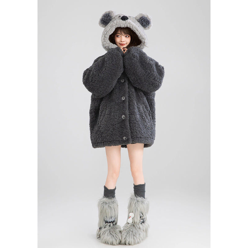 コアラさんのボアジャケット