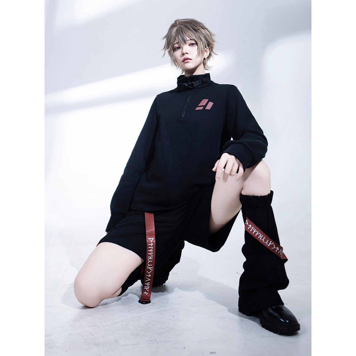 黒の魔導士ハーフパンツとレッグウォーマー – ManusMachina