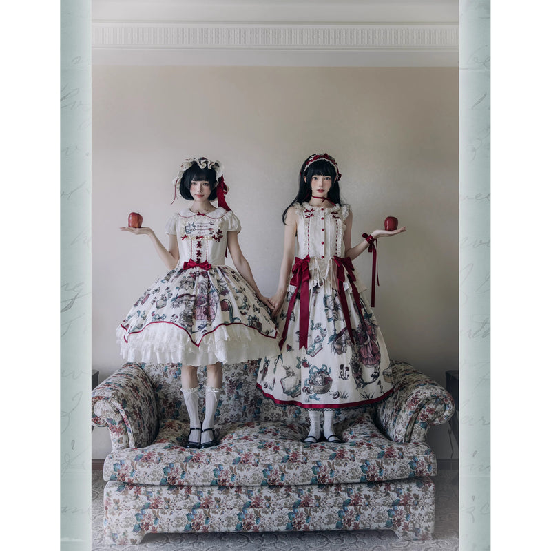 童話の森のお嬢様の帽子とヘッドドレス[2025年9月中旬-10月中旬発送予定]
