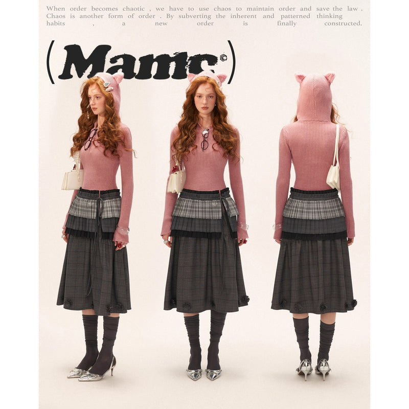 Cat Ear Hood Knit Sweater
