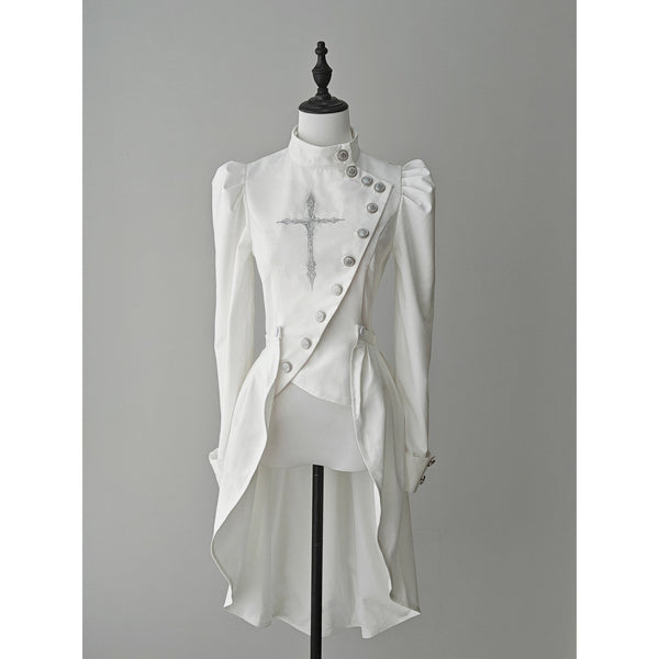 公爵騎士のゴシックテーラードジャケット - Off White[2026年4月下旬-5月下旬発送予定]