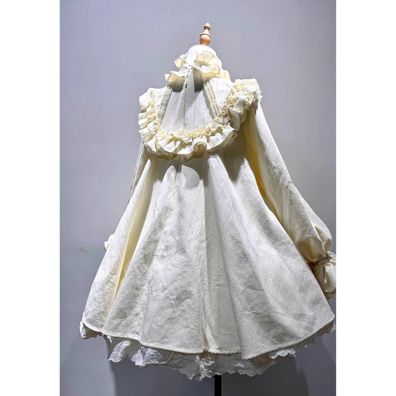 西洋人形のドールワンピース - Ivory[2025年11月上旬-12月上旬発送予定]