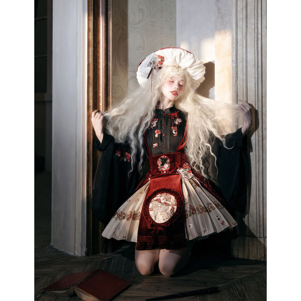 needles きのこ刺繍デニムベスト 22ss NEEDLES〉 FALL WINTER needles きのこ刺繍デニムベスト 22ss NEEDLES〉 FALL WINTER