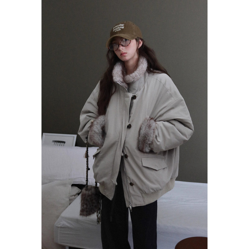Nordic Retro Oversized Parka Jacket