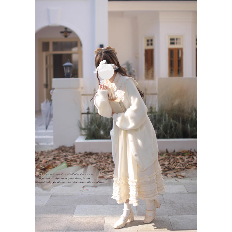 奏鳴曲を奏でる刺繍クラシカルワンピース