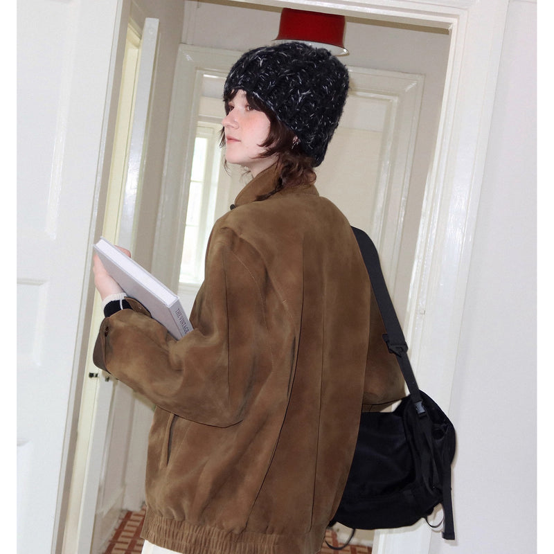 Nordic Retro Suede Jacket