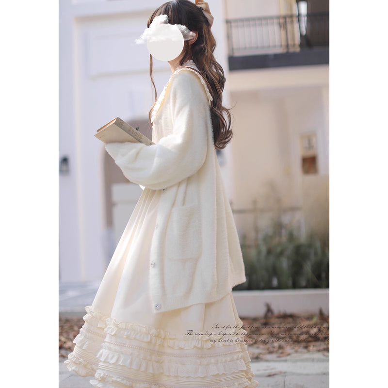 奏鳴曲を奏でる刺繍クラシカルワンピース