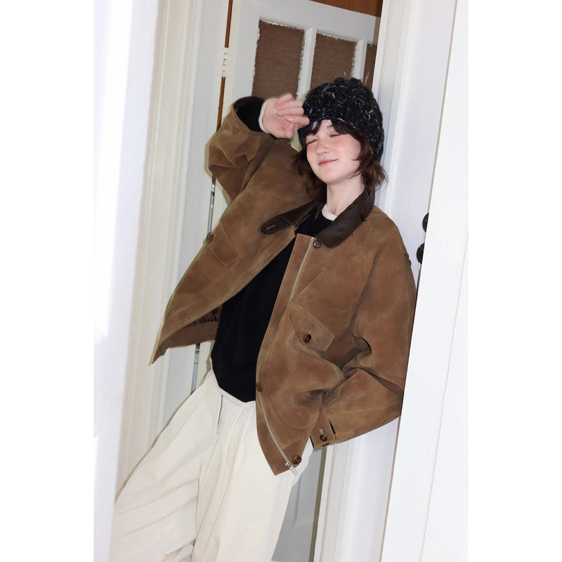 Nordic Retro Suede Jacket