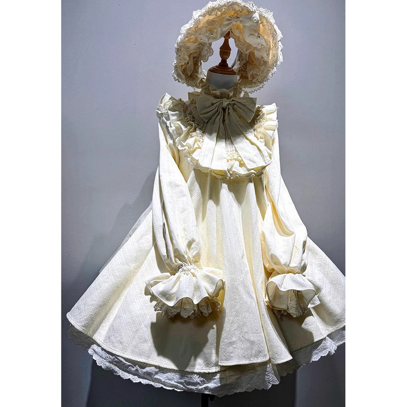 西洋人形のドールワンピース - Ivory[2025年11月上旬-12月上旬発送予定]