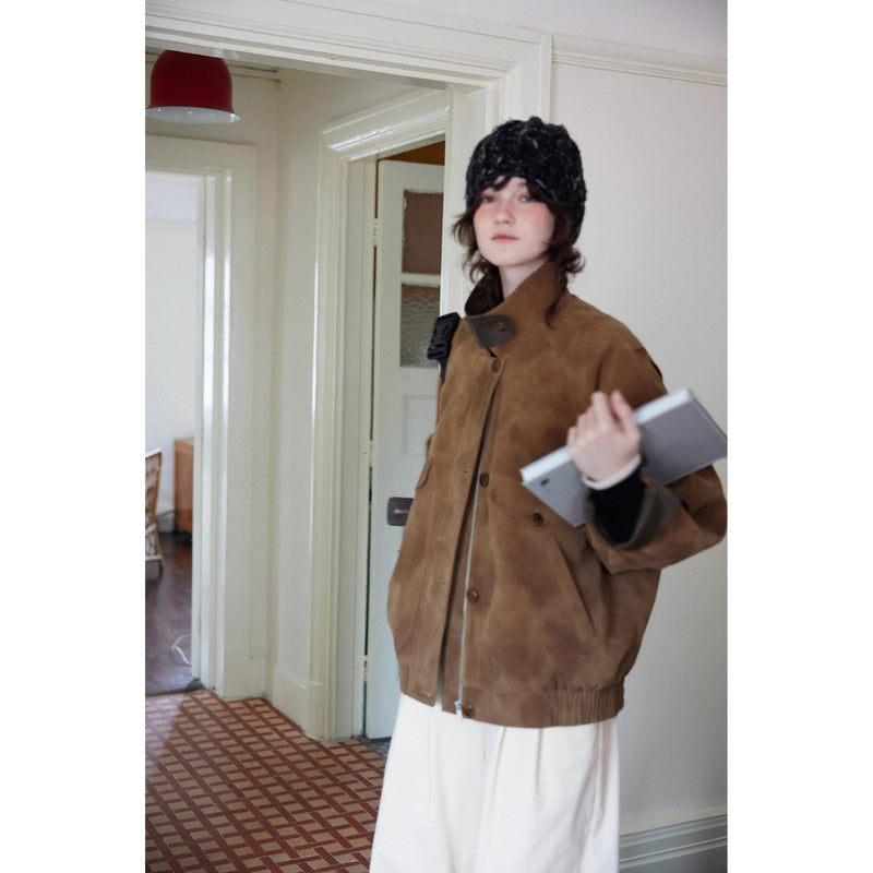 Nordic Retro Suede Jacket