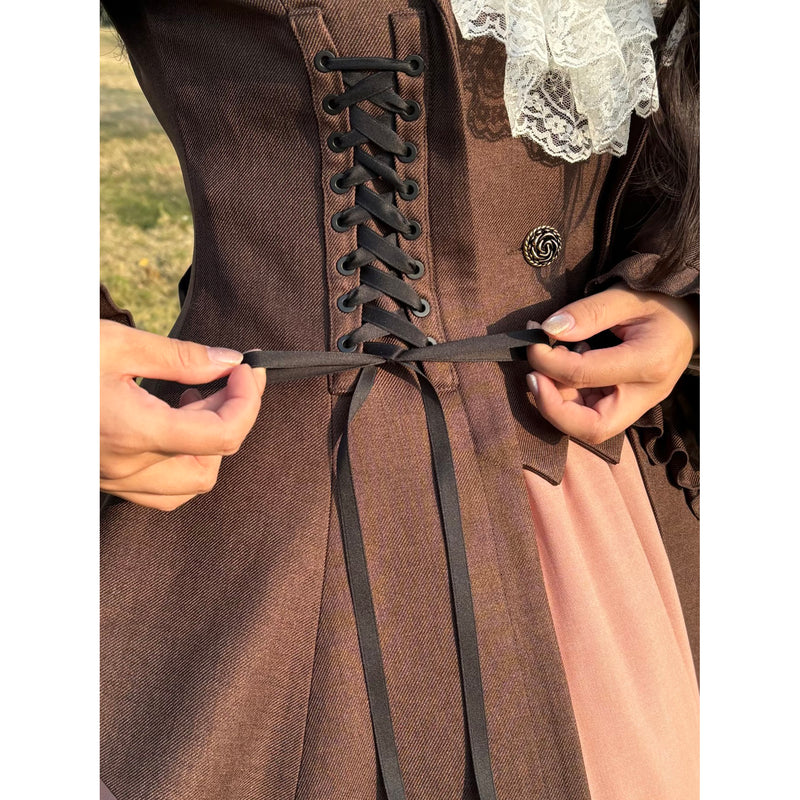 邸宅のお嬢様のテーラードジャケット