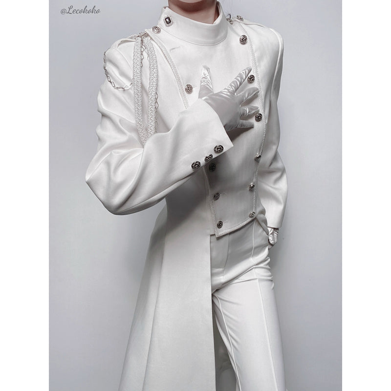 王侯貴族のロングテーラードコート[2026年1月下旬-2月下旬発送予定]