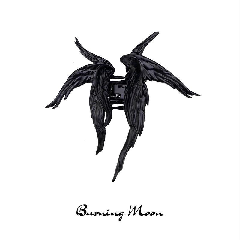 天使の翼のヘアクリップ