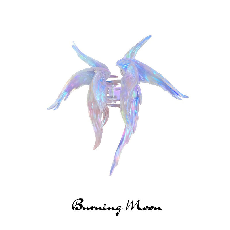 天使の翼のヘアクリップ