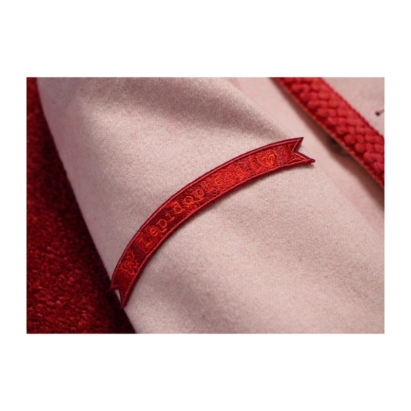 紫陽花と蝶の刺繍ウールジャケット