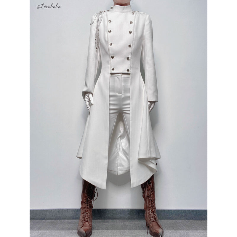 王侯貴族のロングテーラードコート[2026年1月下旬-2月下旬発送予定]