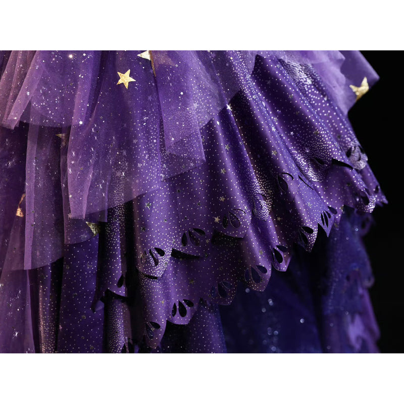 星降る夜に誘うトップスとチュールスカート - Dark Purple[2025年8月下旬-9月中旬発送予定]