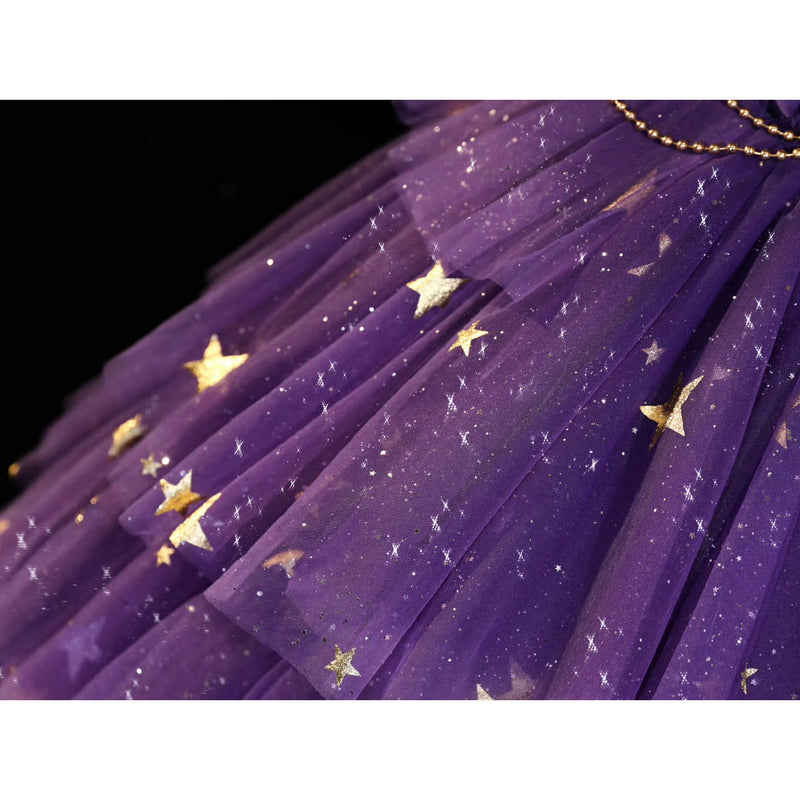 星降る夜に誘うトップスとチュールスカート - Dark Purple[2025年8月下旬-9月中旬発送予定]