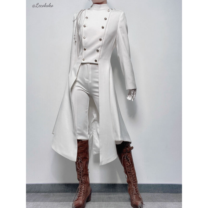 王侯貴族のロングテーラードコート[2026年1月下旬-2月下旬発送予定]