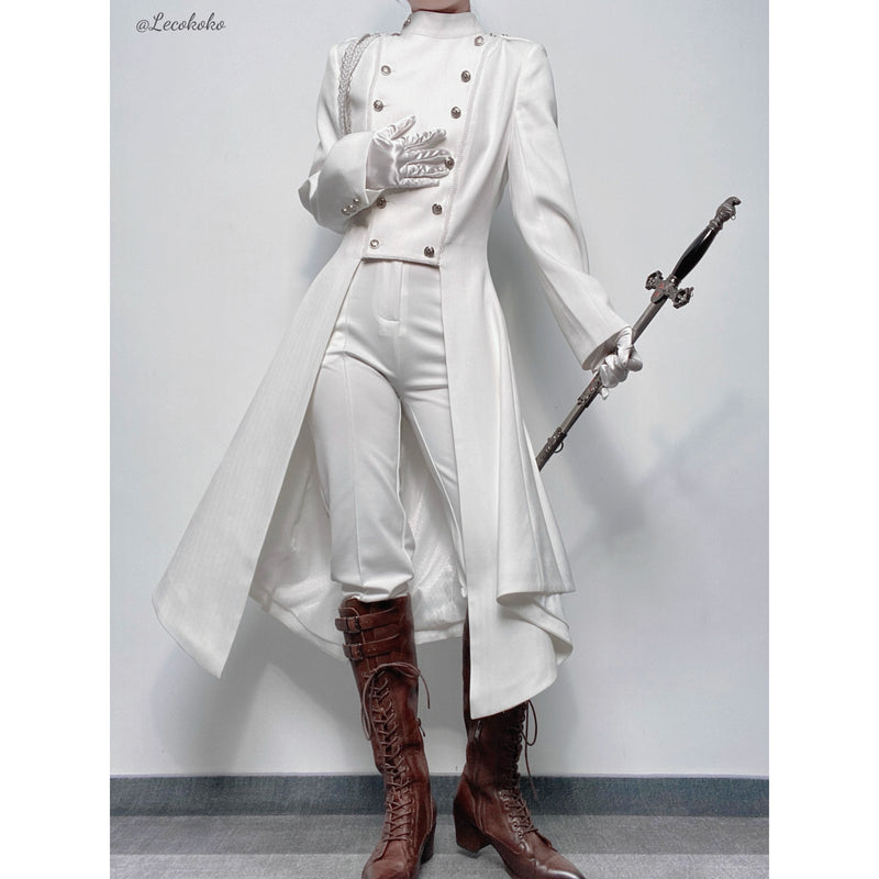 王侯貴族のロングテーラードコート[2026年1月下旬-2月下旬発送予定]