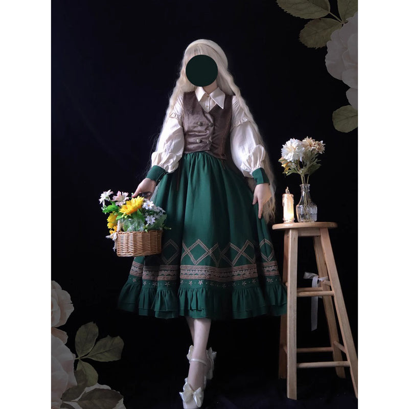 邸宅のお嬢様のクラシカルベスト