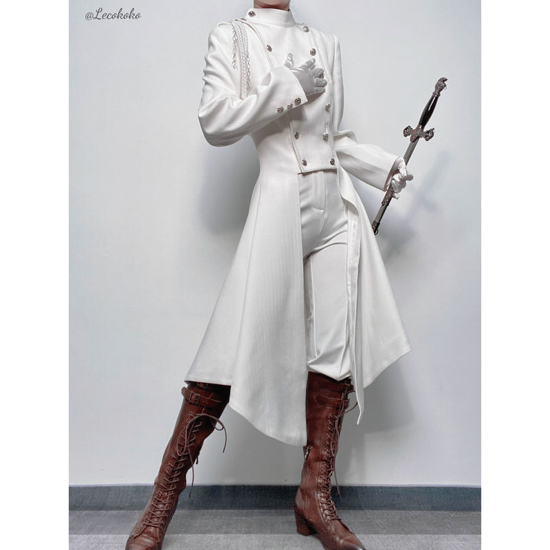 王侯貴族のロングテーラードコート[2026年1月下旬-2月下旬発送予定]