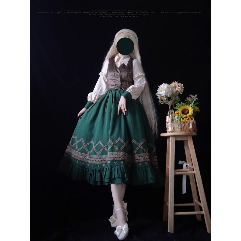 邸宅のお嬢様のクラシカルベスト