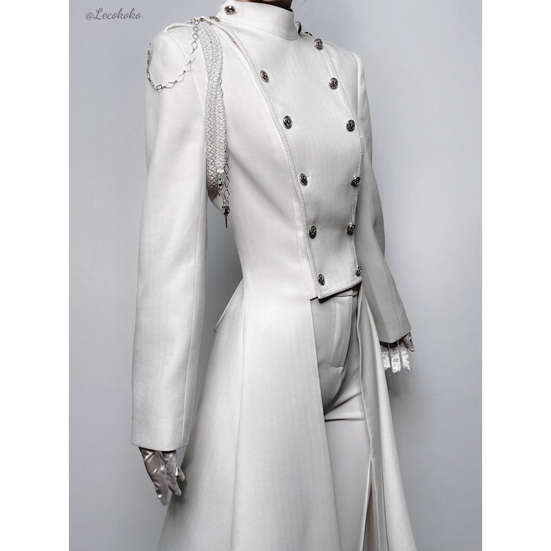 王侯貴族のロングテーラードコート[2026年1月下旬-2月下旬発送予定]