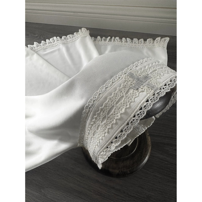 月夜の修道女の刺繍ベール - White[2025年12月上旬-2026年1月上旬発送予定]