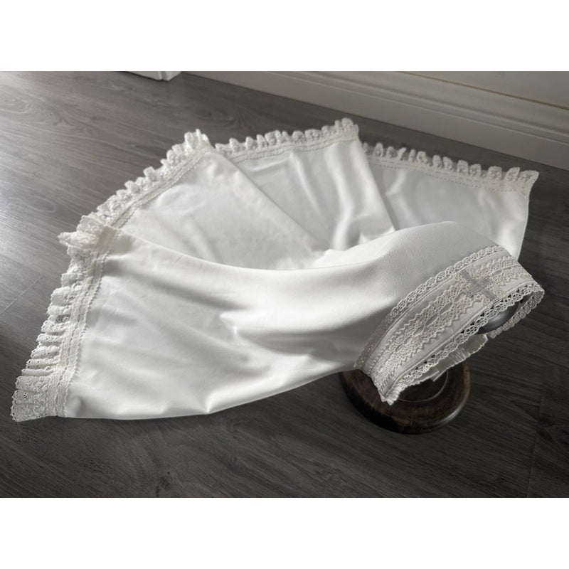 月夜の修道女の刺繍ベール - White[2025年12月上旬-2026年1月上旬発送予定]
