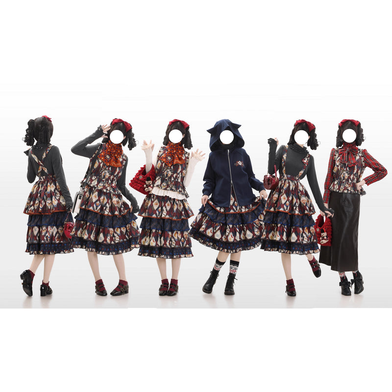 Afternoon Tea Time Cat Frill Vest[2026年1月上旬-1月下旬発送予定]