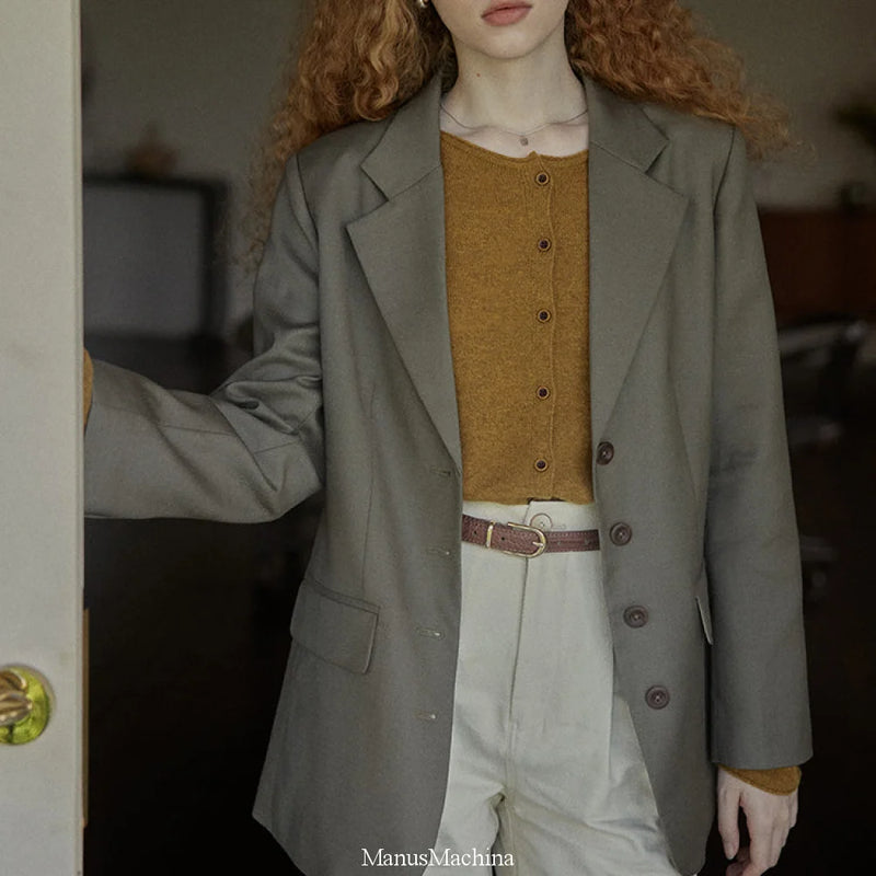 Olive Green Classical Jacket
