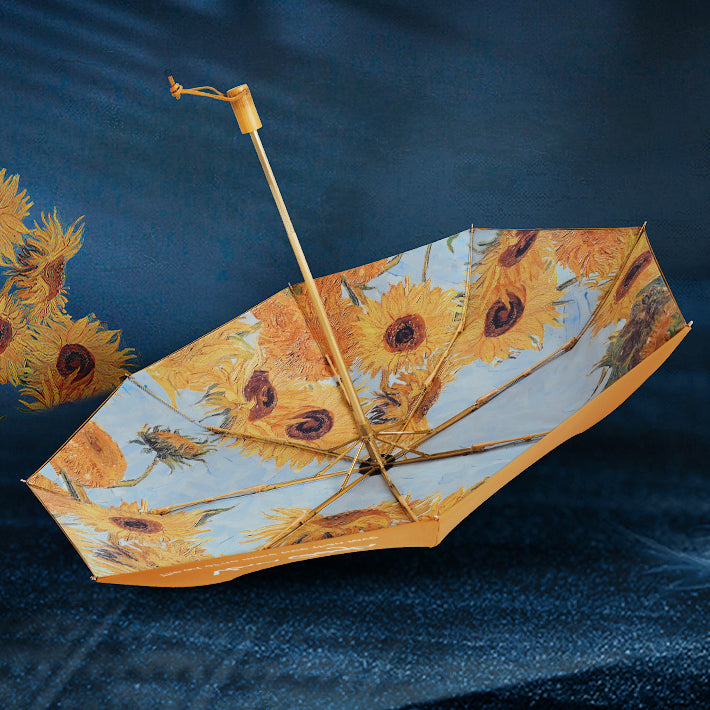 Sunflowers folding umbrella