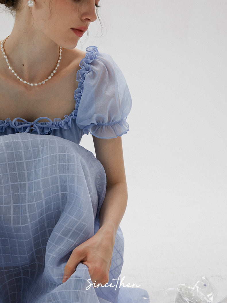 西洋王妃の格子柄フレンチスカート