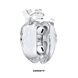 Heart AirPods Case - Clear