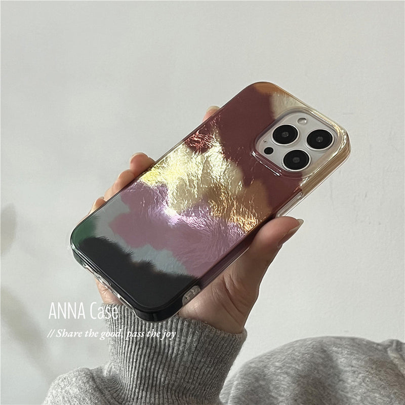 Gradient Color Block iPhone Case