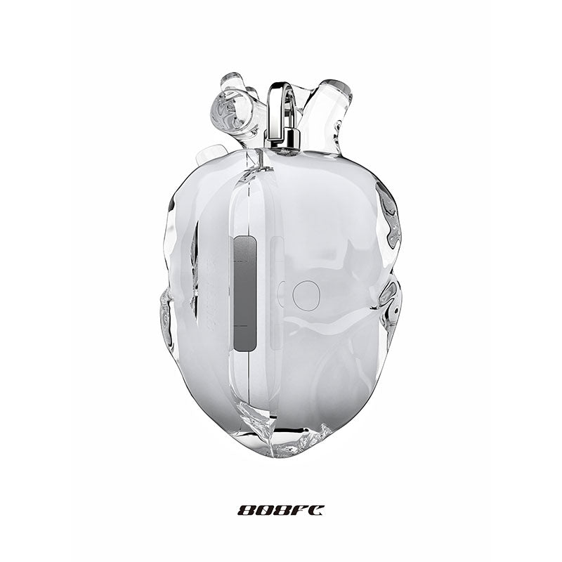 Heart AirPods Case - Clear