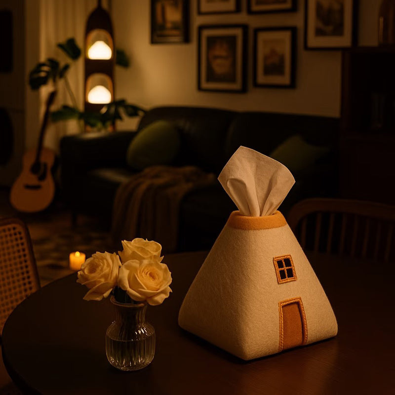 山小屋のティッシュボックス