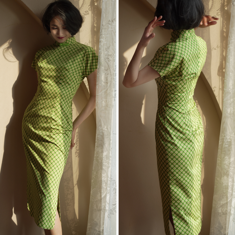 Chrysanthemum dress top