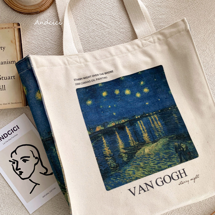 The Starry Night Over The Rhone Tote Bag