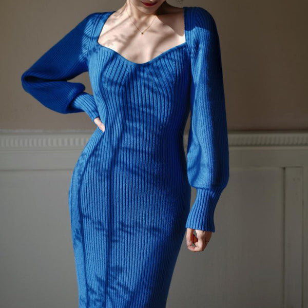 Ultramarine lady knit dress