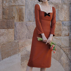 Orange Lady Classical Dress