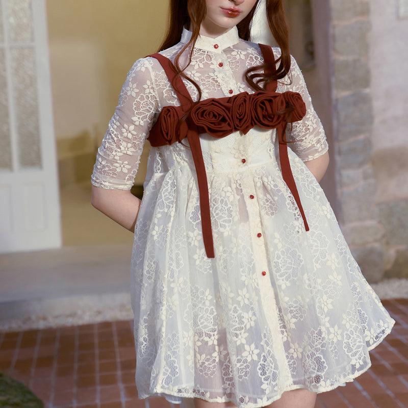 Crimson Lady Petal Vest