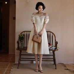 Ivory Lady Hepburn Dress