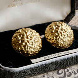 golden lava earrings