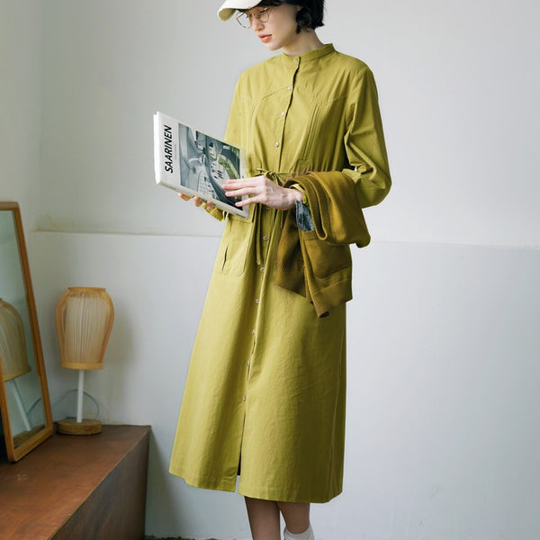 Light green spring dress