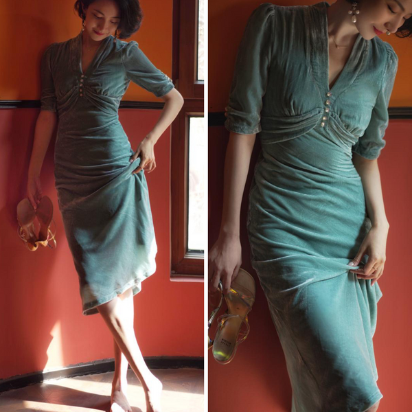 Suidama Lady Velvet Dress