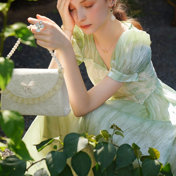 Sunlight Filtered by Leaf Shade Dress 