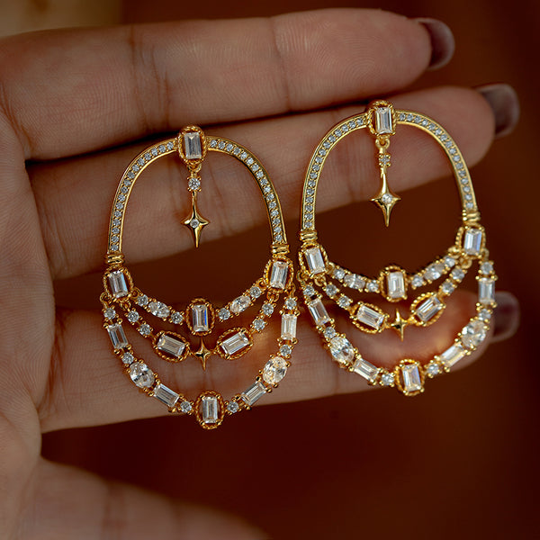 Earrings of Western architecture