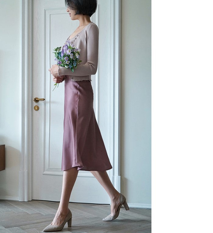 Glittering elegant skirt